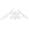 Ekena Millwork Pitch Milton Architectural Grade PVC Gable Pediment, 60"W x 17 1/2"H x 1"P (7/12) GPP060X018X100MIL - alternate 1